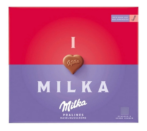 Chocolate Milka I Love Milka Chocolate Con Relleno 110 Gr