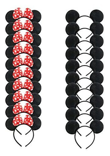 20 Pcs Set Mickey Minnie Headband Mouse Orears Pack Par...