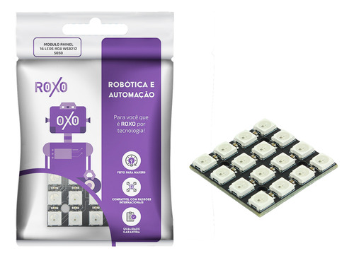 Módulo Ws2812 Led Rgb 5050 Endereçável 16 Bits - Roxo