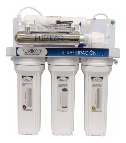 Sistema De Filtración Pou Marca Purikor Pkuf-6uv