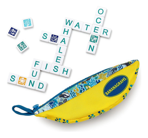 Juego De Mesa Familiar Bananagrams Oceanic Edition