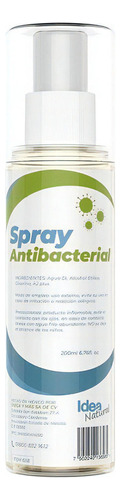  Alcohol spray Idea Natural Spray Antibacterial fragancia a neutra con dosificador 200 ml 230 g