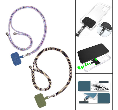 2pcs Cuerda De Mano Ajustable De La Correa Del Cuello Del