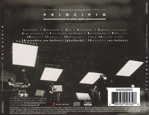 Cd Leonardo Goncalves Principio Play Back Frete Gratis Mercado Livre cd leonardo goncalves principio play back frete gratis
