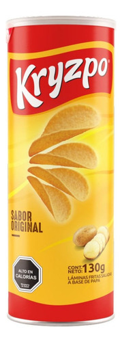 Papas Fritas Kryzpo Tarro De 130g - Eligue Tu Sabor Papas Fritas Sabor Original