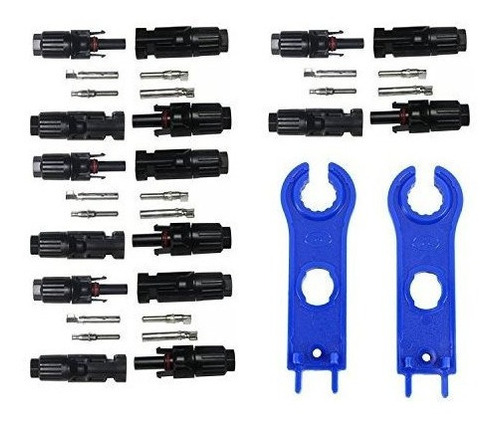 8 Pares Mc4 Conector De Cable Del Panel Solar