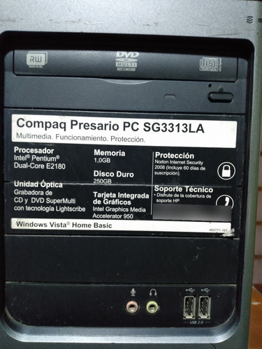 Computadora Compaq Presario 