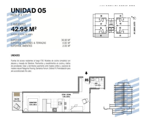 Depto Palermo, 1/2 Ambientes, Amenities, Financiacion 3/2025