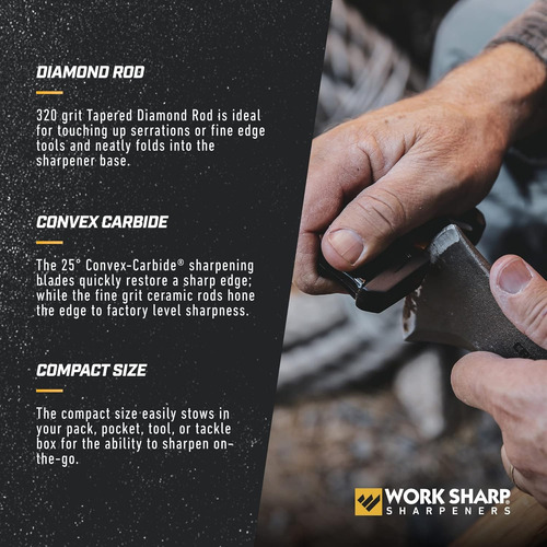 Work Sharp Afilador De Cuchillos Compact Pivot Plus, Cuchill