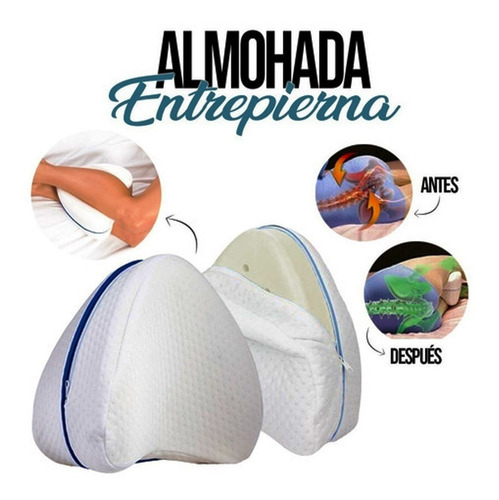 Almohada Viscoelastica Ortopédica Memory Rodillas Y Piernas