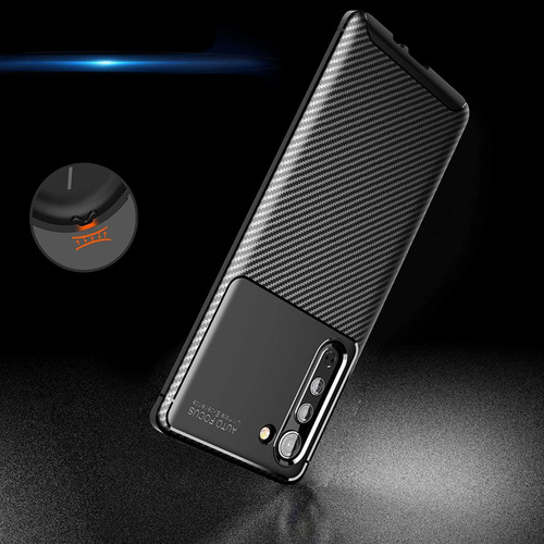 Funda Rugged Carbon Flexible Para Moto E7 Power / E7i Power