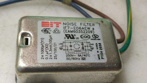 Filtro De Ruido Tv LG 32lk330 If7-e06aew Eam60352209 (Usado)