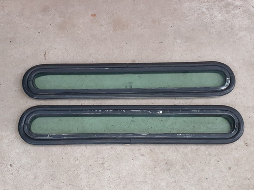 2 Vidrios Custodios Lateral Trafic 100x15 Con Burlete