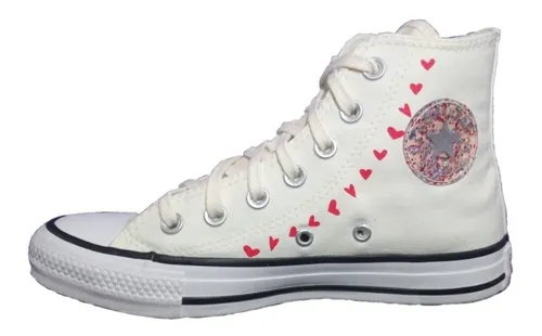 All star branco com coração 2025