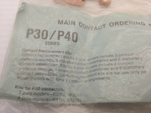Amf Potter & Brumfield 9p30x2 Contact Replacement Kit Fo Bbd