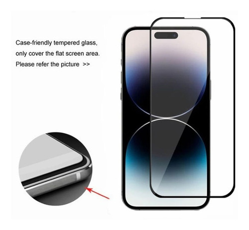 Imagen 5 de 7 de Protector Pantalla Camara Vidrio Templado iPhone 14 Pro, Max