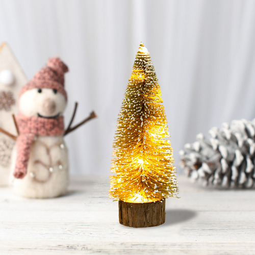 Mini Árbol De Navidad Con Iluminación Led, Árbol De Navidad