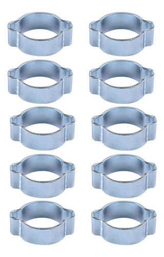 Fs Clips Dobles Para 17-20 Mm, Abrazadera O, Acero Zincado,