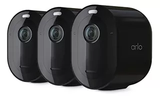 Cámara Arlo Pro 4 Spotlight, Paquete De 3, Seguridad Inalámb