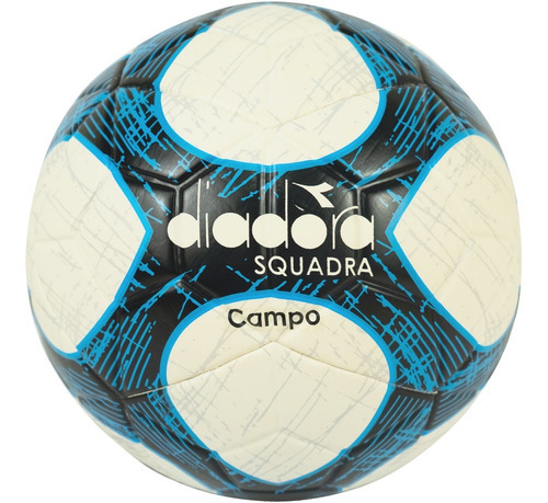 Bola Campo Diadora Protech Squadra- Azul Cor Branco/preto/azul