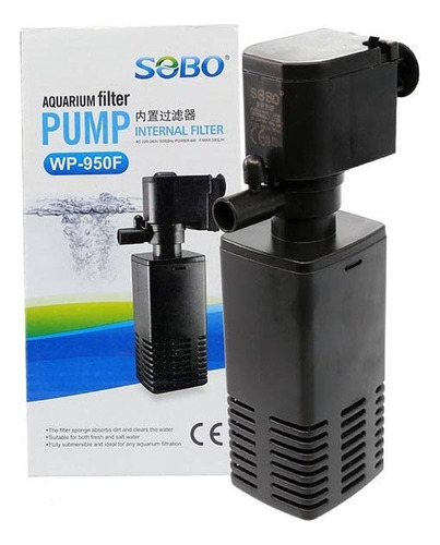 Filtro Interno Sobo Wp-950f 6w 500l/h Para Pecera Y Acuario