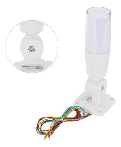 Led Warning, 3 Colores, Cabezal Giratorio De 180°, Plegable