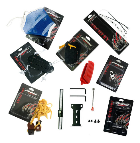 Accesorios Arquería Kit Arco X8 Piezas Jandao