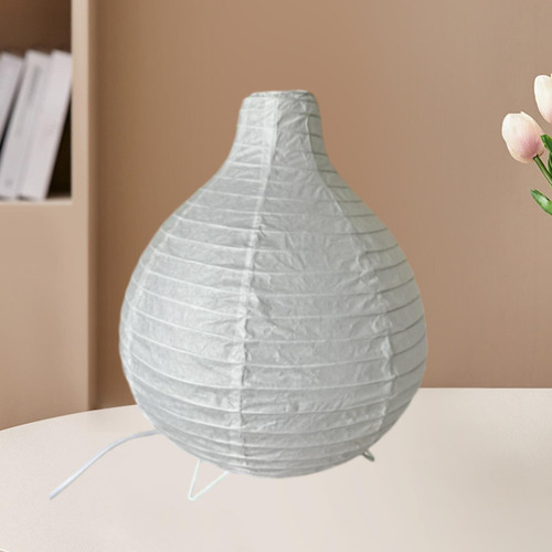 Lámpara De Mesa Con Farolillo De Papel, Estilo Japonés