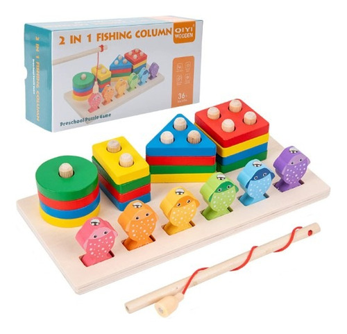 Material Didactico Afufu Montessori Figuras De Pesca  Educac