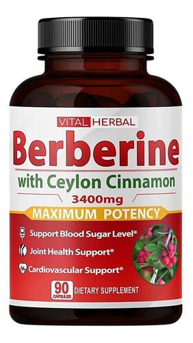 Berberina Vital Herbal 90 Cps - Unidad a $2488