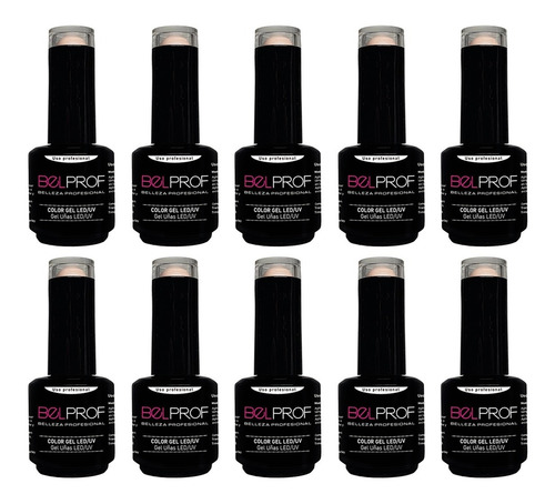 Esmaltes Semipermanentes Belprof Cabina Uv Color Uñas X10