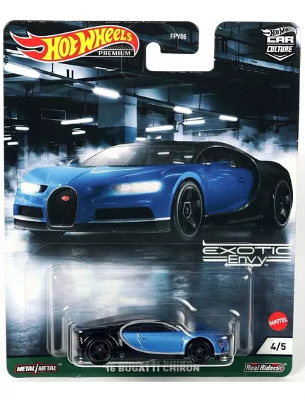 Hot Wheels Bugatti Chiron Edicion Limitada Id 21 Solo Envios