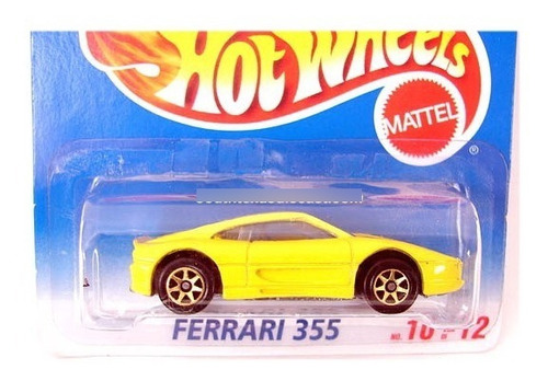 Hot Wheels Ferrari 355 Año 1995 Nº 13338 Amarilla