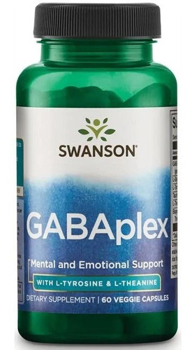 Gabaplex Con L-tirosina/l-teanina 60cap Swanson Envio Gratis