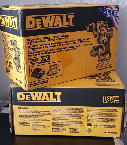 Dewalt Kit Xr Taladro Y Atornillador Impacto 20v Brushless 