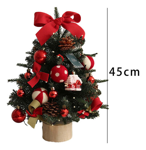 De Navidad Pequeño Árbol De Navidad Con Adornos De Bolas