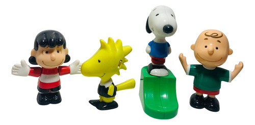 Snoopy Fútbol Mcdonalds 1995 Colección Completa - 4 Muñecos (Usado)