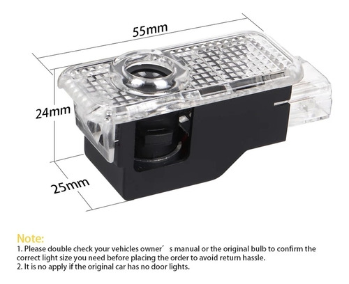 Imagen 2 de 7 de Luz De Cortesía Puerta Audi
