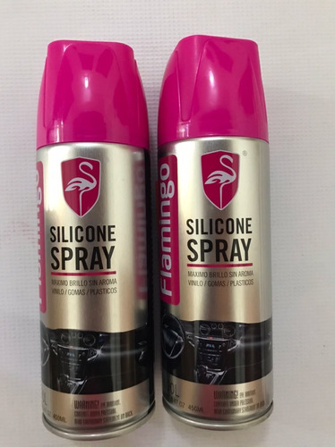 Silicón Spray Máximo Brillo Vinil Gomas Plásticos Flamingo 