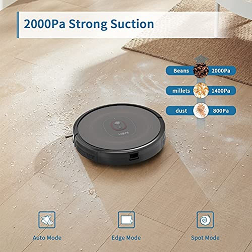 Imagen 3 de 5 de Aspiradora Robot Uoni S1, Funciona Con Alexa, Silenciosa, Sú