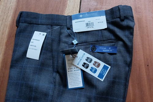 Pantalón De Vestir Ryan Seacrest Distinction, De Lana - T32