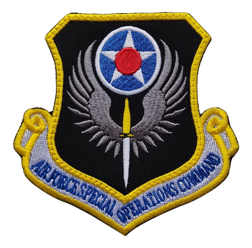 Parche Bordado Air Force Special Operation Command Fuerza Ae