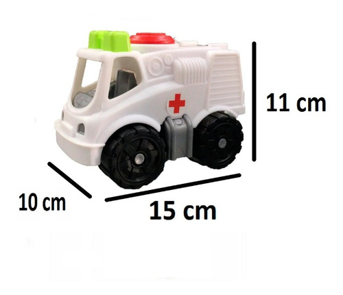 Imagen 2 de 4 de Ambulancia Mini Primera Infancia Duravit Playking