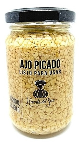 Ajo Picado 200g - Listo Para Usar - Huerto Del Sur