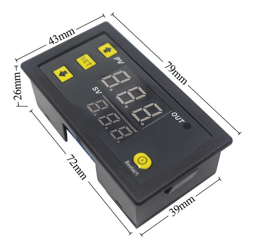 Imagen 4 de 7 de Termostato Digital Programable W3230 / -55 A 120°c - 12v