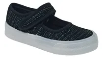 Comprar Zapatillas Guillerminas Niñas Lona Con Brillo Velcro