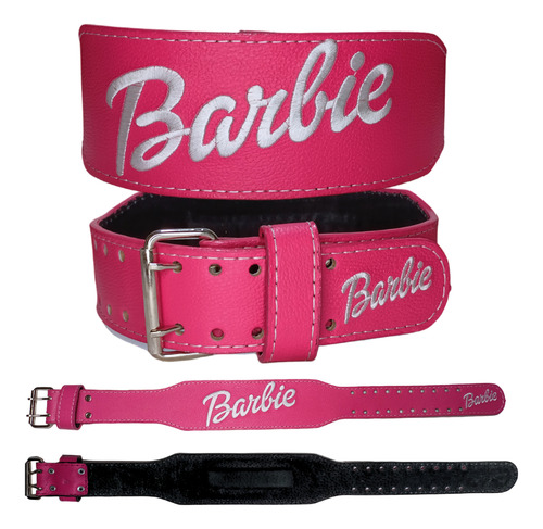 Cinturon Faja Barbie Rosa Fiusha Cinto Para Gym Crossfit
