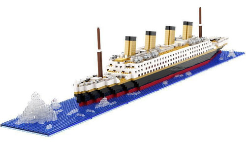 Kit De Bloques De Construcción Para Montar Titanic, 1860 P