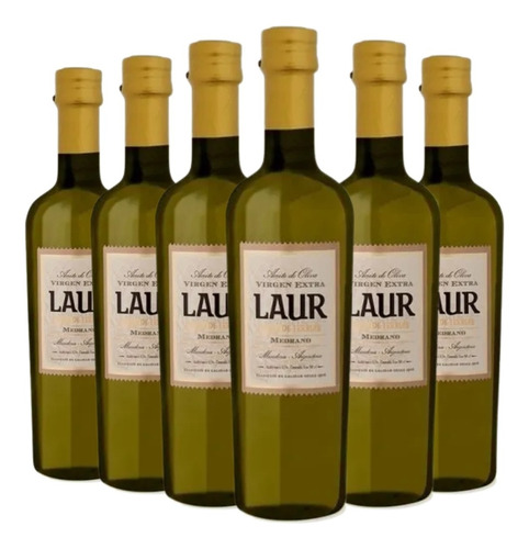 Aceite De Oliva Laur Blend De Terroir Medrano 6 X 500ml. 
