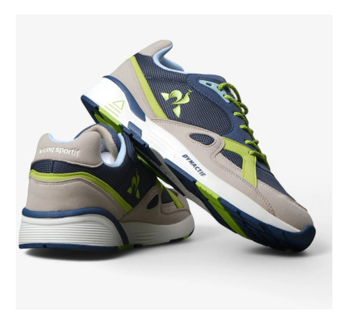 Zapatillas Le Coq Sportif Lcs R850 Action Azul Gris Verde